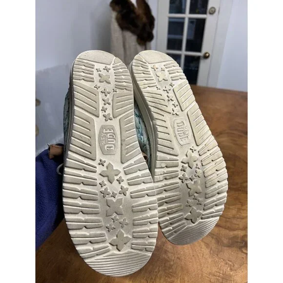 Hey Dude Men’s 11 Wally Fish Lure Slip-On Shoes Preppy Loafers Fisherman Casual - Picture 9 of 10